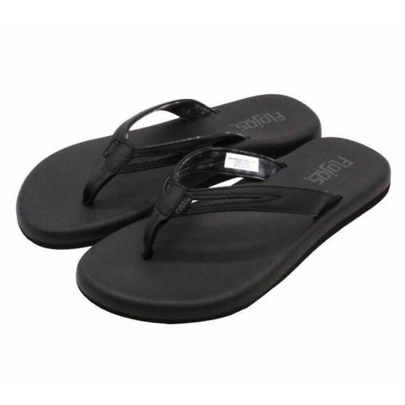 New FLOJOS Sandals Women's 6 Classic Slip-on Flip-flops Everyday shoes Black - Picture 10 of 15